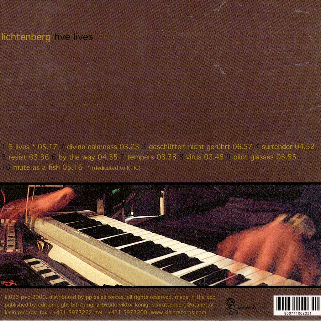 Back-Lichtenberg - Five Lives