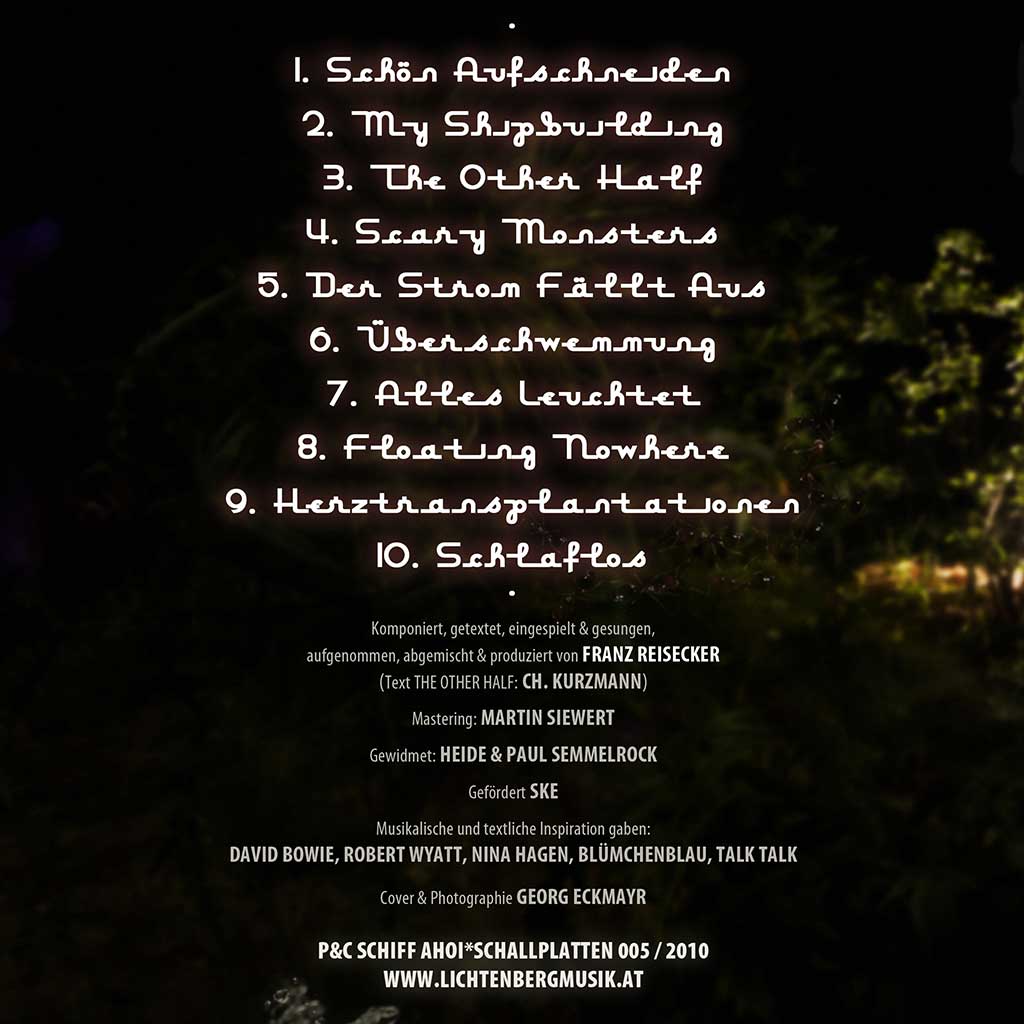 Back - Lichtenberg - Schlaflos