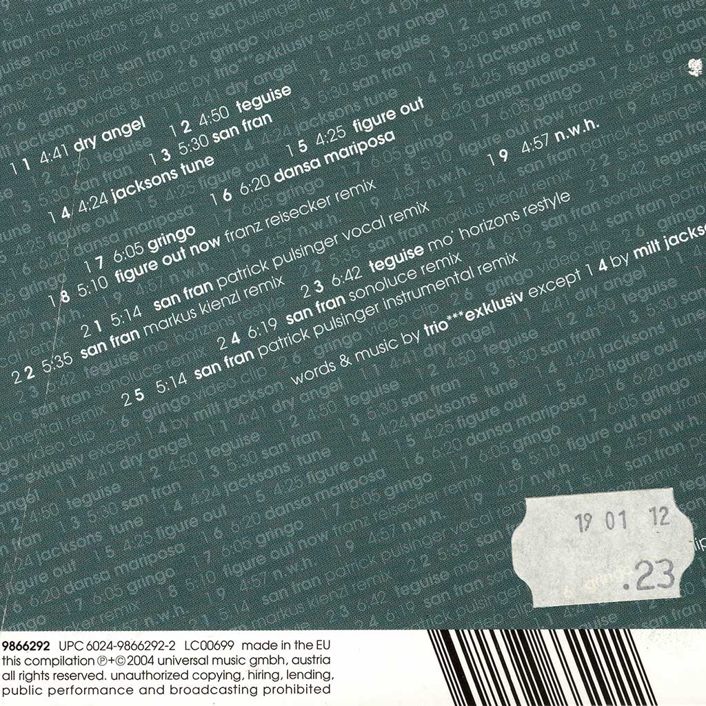 Back - Trio Exklusiv - The Value Pack